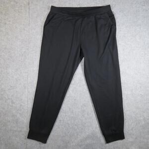 Eddie Bauer Womens Black Lounge Sleep Casual Jogger Pants Size XL